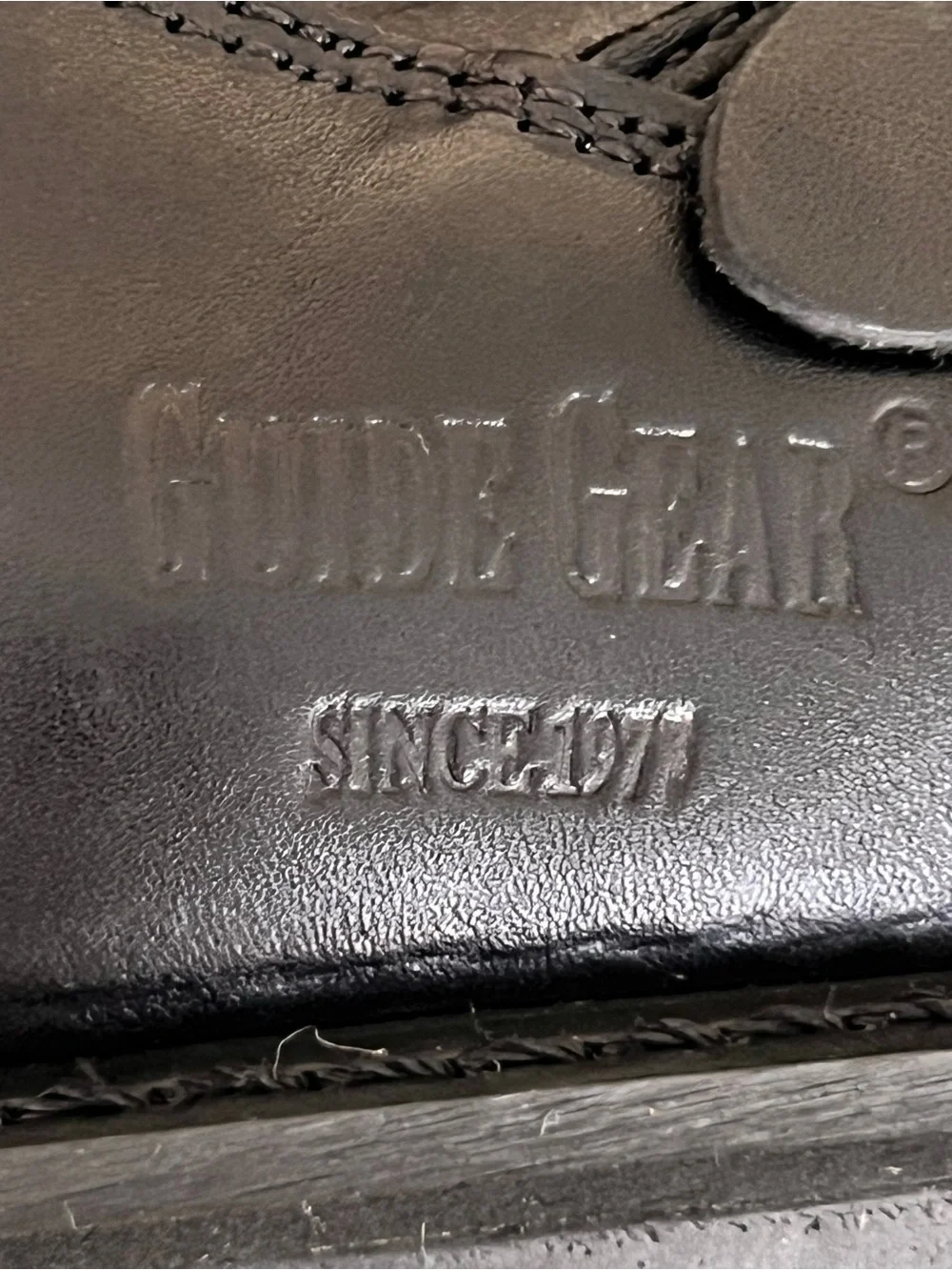 Guide Gear Black Leather Side Zip 15” Engineer Motorcycle Boots Size 9EE